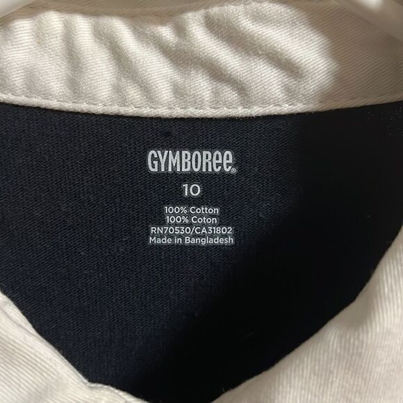 Gymboree size 10 youth boys collared blue striped shirt. - Picture 2 of 4